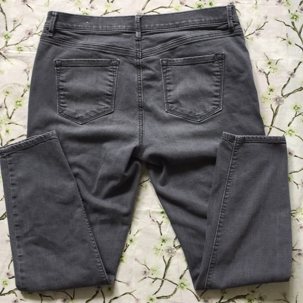 Super Skinny Stretch 14 Faded Black Denim Jeans